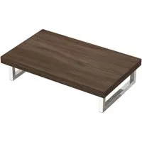 Mai & Mai Waschtischplatte Holzplatte Badezimmer Inkl. 2x Edelstahl Konsolenträger