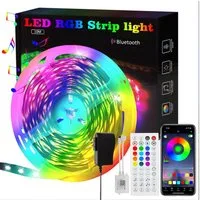 Nettlife LED Stripe Fernbedienung Dimmbar Lichtleiste, Musikfunktion, Timer-Funktion