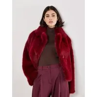 Apricot Fellimitatjacke Kurzjacke aus Kunstfell