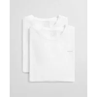 Gant Kurzarmshirt C-NECK T-SHIRT 2-PACK Mit Rundhalsausschnitt