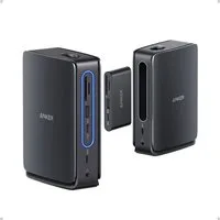 Anker Laptop-Dockingstation Anker Nano Laptop Dock, Integrierter Hub, 13-in-1 USB-C Triple-Display, (13-in-1 Dockingstation, 6-in-1 abnehmbarer Hub, 1m USB-C Kabel), Max. 100W Power Delivery, max. 10 Gbps Datenübertragung