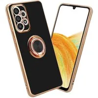 Cadorabo Handyhülle für Samsung Galaxy A52 (4G / 5G) / A52s Hülle Samsung Galaxy A52 (4G / 5G) / A52s, Schutzhülle - TPU Silikon Hülle - mit Kameraschutz und Ring