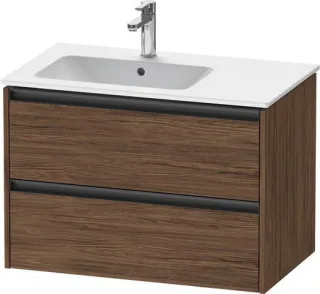 Duravit Ketho.2 Waschtischunterbau wandhängend Nussbaum dunkel Matt 810x480x549 mm - K25267021210000 K25267021210000