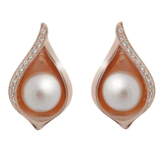Orphelia 'Sophia' Ohrstecker aus 925er Sterlingsilber für Damen - Rosé ZO-7234/RG