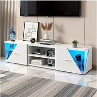 oyajia Lowboard LED TV-Schrank (mit LED-Beleuchtung, stehend Lowboard, 150cm), für Fernseher bis 55 Zoll