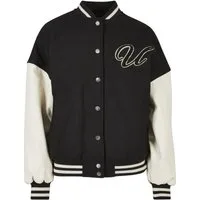 URBAN CLASSICS Collegejacke Urban Classics Damen Ladies Oversized Big U College Jacket (1-St)