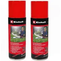 Einhell Akku-Heckenschere 2 x Pflegespray für Gartengeräte, Messer Klingen, Bohrfutter Sägen usw