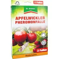Silberkraft Klebefalle Apfelwickler Pheromonfalle: Effektiver Schutz für Obstbäume, Monitoringfalle - Für Apfelbäume & Obstgärten – Ohne Insektizide