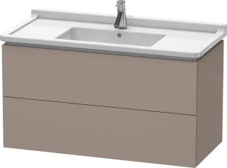 Duravit L-Cube Waschtischunterbau wandhängend Basalt Matt 1020x469x558 mm - LC626604343 LC626604343