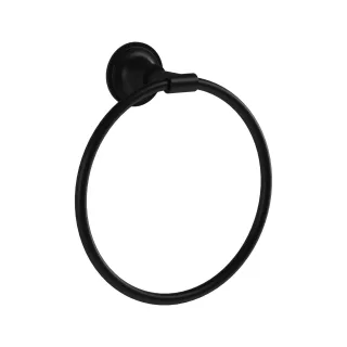 VitrA Origin Classic Handtuchring Wandmontage Durchmesser 20 cm Schwarz Matt,A4452436 A4452436