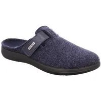 Rohde Bari Pantoffel Hausschuh, Clog mit Klettverschluss-Riemchen