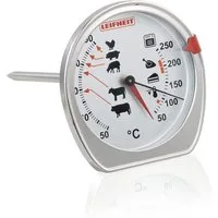 Leifheit Grillthermometer Leifheit Fleischthermometer für BBQ Fleisch, kombinierte Anzeige für