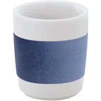 KAHLA Becher touch! henkelloser Becher mit Samt-Banderole, 1-tlg., Porzellan, Made in Germany