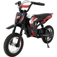 RCB Elektro-Kindermotorrad R9X,3 Geschwindigkeitsmodus,Max 25km/h,Reichweite 15 km, 12"Luftreifen, Belastbarkeit 65 kg, 8km/h, 12km/h, 25km/h