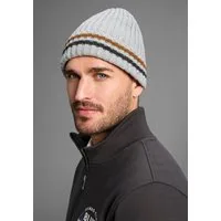 Man's World Strickmütze mit wärmenden Fleecefutter