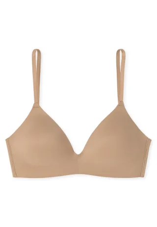 SCHIESSER - BH gepaddet, ohne Bügel maple - Gr. - 75A
