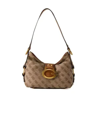 Guess Umhängetasche Latte Logo/Cognac