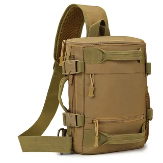 IPRee Tactical Camping Chest Bag Outdoor Hiking Trekking Fishing Cycling Pack Portable Travel Sports Luggage Rucksack Fa