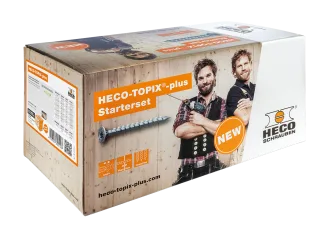 HECO TOPIX-plus Profiset "Schreiner", Schraubensortiment - 62516