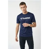 hummel Trainingsshirt hmlLOGO JERSEY S/S mit Rundhalsausschnitt, Kurzarm-Design, schnell trocknend