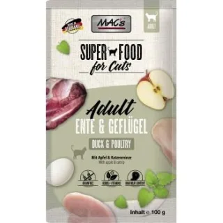 MAC's Nassfutter Katze Adult Ente und Geflügel 48x100 g