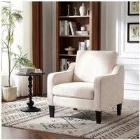 TLGREEN Loungesessel Accent Sessel mit Kissen,Chenille Polstersessel – 75×71×90 cm (Bequemes Einzelsitz-sofa),Lesesessel bequem, fur Wohnzimmer, Büro & Wohnung,Apartment