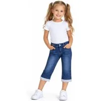 Girls Fashion Caprijeans Capri Stretch Jeans Hose Kinder Sommerhose M416e