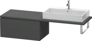 Duravit L-Cube Unterschrank für Konsole Graphit Matt 820x547x400 mm - LC583904949 LC583904949