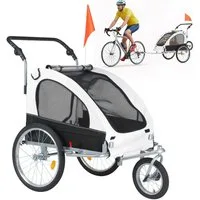 oyajia Fahrradhundeanhänger 3-in-1 Hundebuggy Jogger Fahrradanhänger