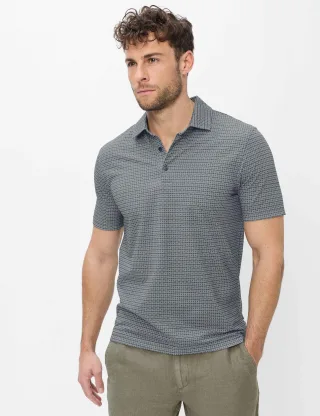 Brax Herren Polo Style PEPE moss, dunkelgrün, Gr. L