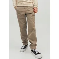 Jack & Jones Junior Chinos JPSTMARCO bequem, kombinierbar, mittlere Taille unifarben, modisch, regular fit, Web
