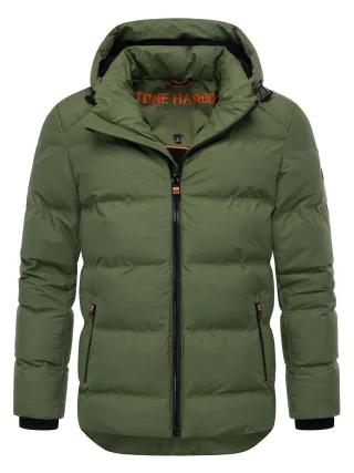 Stone Harbour Herren Winterjacke Gavriloo mit abnehmbarer Kapuze & Fleecefutter