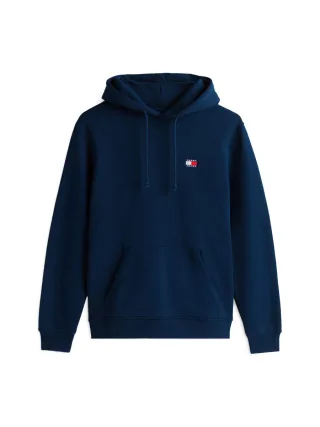 Tommy Jeans - Tommy Badge Hoodie blau - Gr. - S