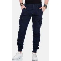 Cipo & Baxx Loose-fit-Jeans Jeans mit Stretch-Bündchen, CD-422