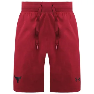 Under Armour X Project Rock Snap Mens Red Shorts