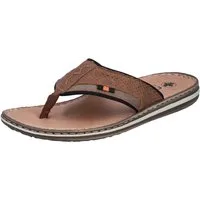 Rieker Zehentrenner Sommerschuh, Strandschuh mit weicher Leder-Innensohle