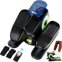 kehot Mini-Stepper Automatischer Mini-Stepper mit Display & Fernbedienung für Zuhause (Elektrischer Sitz-Stepper mit 12 Stufen & 3 Programmen, Leiser Motor, Kompakter Unter-Tisch Stepper für Büro & Heimtraining, 50kg belastbar), Mini Fitness-Stepper 