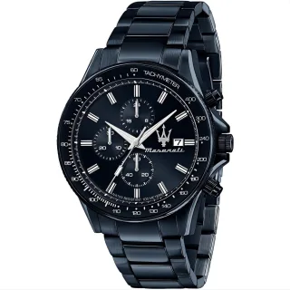 Maserati Sfida Chronograph Herrenuhr mit blauem Zifferblatt - Modell R8873640023