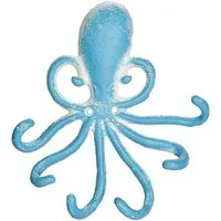 relaxdays Hakenleiste Wandhaken Oktopus