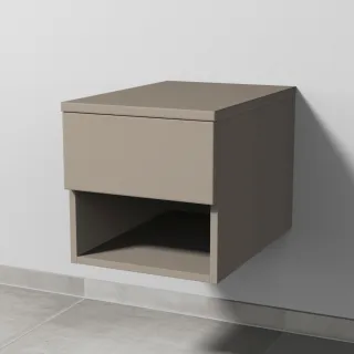 Sanipa Anbau-/Solitärschrank 2morrow (P2350) 340x350x520 Sandgrau-Matt, P235067 P235067