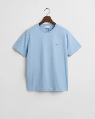 GANT - Regular Fit Shield T-Shirt capri blue - Gr. - XL