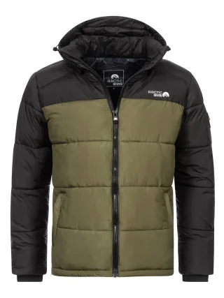 Arctic Seven Herren Winter Steppjacke AS-333 – warm, sportlich, wasserabweisend