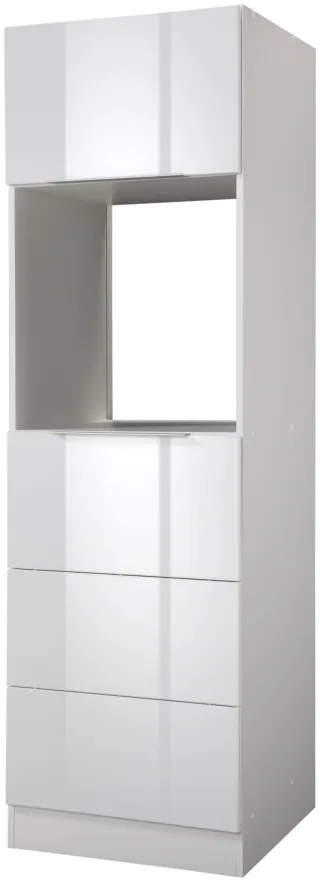 KOCHSTATION Backofen/Kühlumbauschrank "KS-Brindisi" 60 cm breit, 200 cm hoch