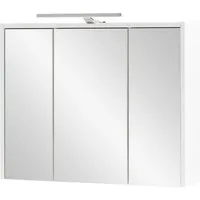 welltime Spiegelschrank List, Spiegelschrank, Made in Germany, B: 74,5 cm Solide Verarbeitung - Dieses Produkt ist in Deutschland gefertigt