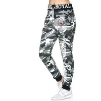 L.gonline Jogginghose Damen JoggingHOSE lang, Trainingshose Baumwolle, Sporthose mit Bündc (Sweatpants, 1-tlg) mit elastischem Bund