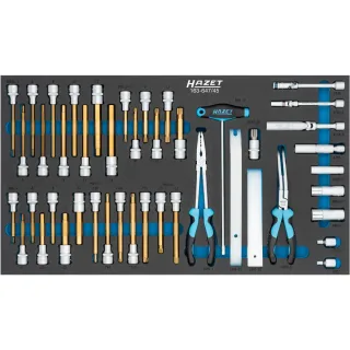 HAZET Werkzeug-Sortiment 45-teiliges Set - 163-647/45