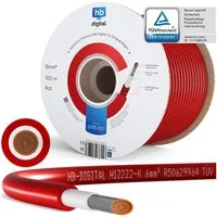 HB-DIGITAL Solarkabel 6mm2 Solarleitung H1Z2Z2-K Photovoltaik PV Kabel Solarkabel, Solarstecker, (10000 cm), TÜV Rheinland zertifizierte PV Kabel