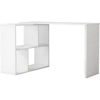 OTTO home Eckschreibtisch Jaaron, mit vier offenen Fächern, modernes und elegantes Design
