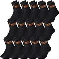 Black + Decker Sportsocken Heavy Fabric Crew (15-Paar) Work Arbeitssocken im 5er 10er 15er Sparpack