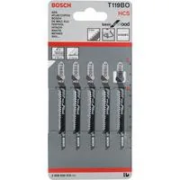 Stichsägeblatt T 119 BO Basic for Wood, 83mm 5 Stück